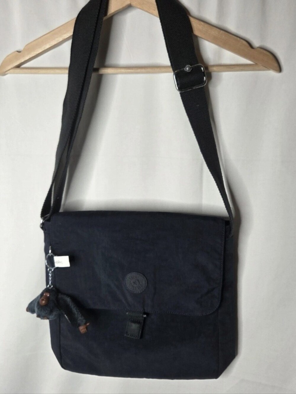 Kipling Colby Bag Black Travel Purse Monkey
